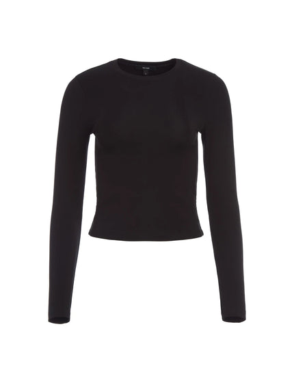 The Park Heather Tee in Black