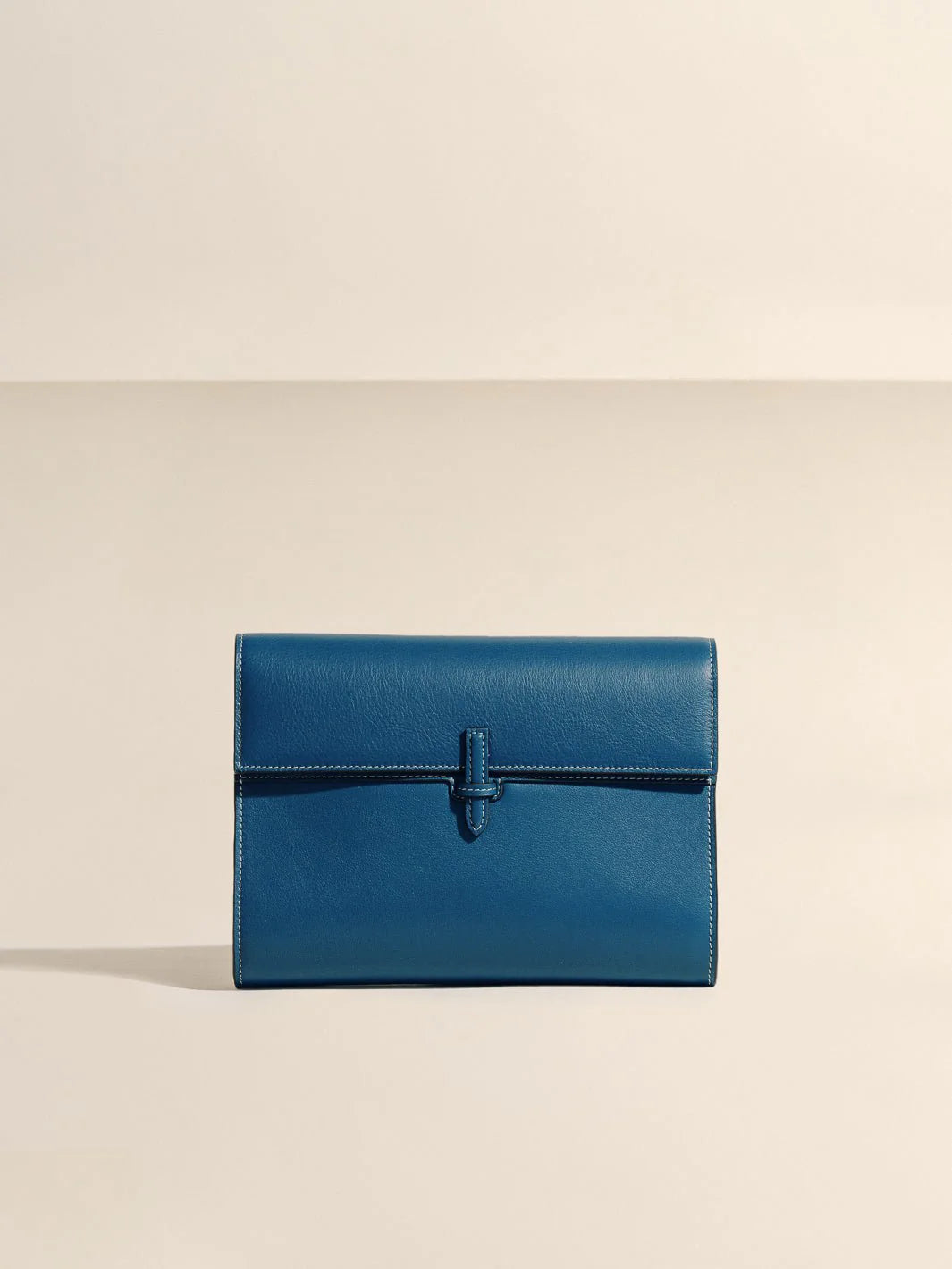The Large Soft Clutch in Teal