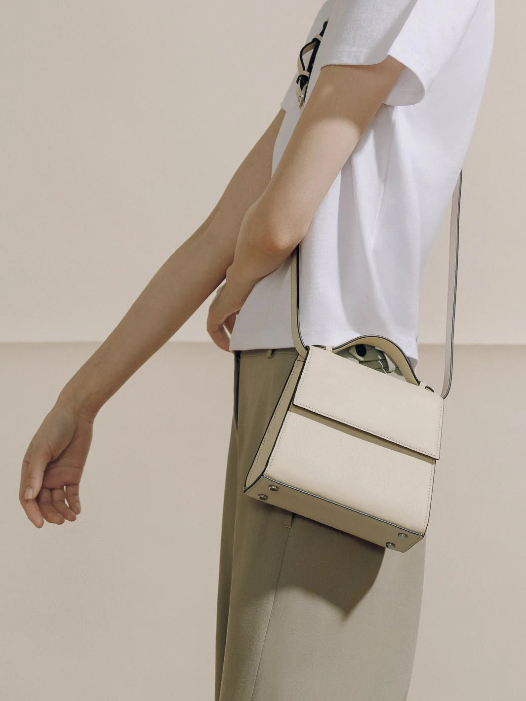 The Small Top Handle in Nappa