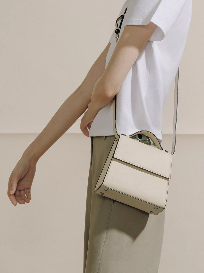 The Small Top Handle in Nappa