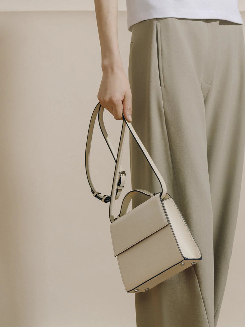The Small Top Handle in Nappa