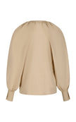 Martin Grant Silk Balloon-Sleeve Blouse