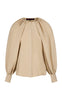 Martin Grant Silk Balloon-Sleeve Blouse