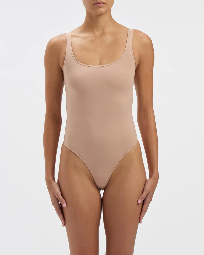 The Park Lisa Bodysuit in Beige