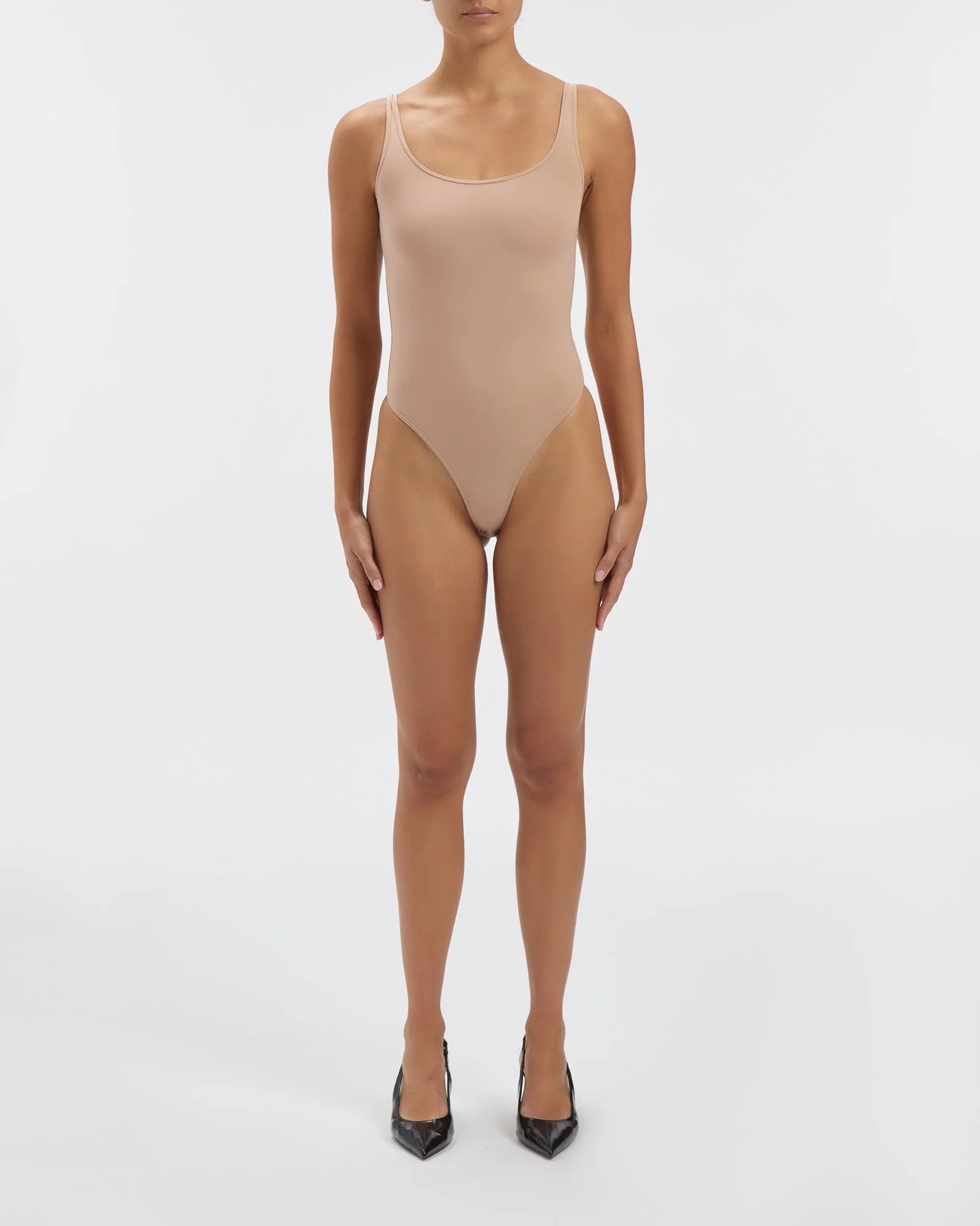 The Park Lisa Bodysuit in Beige