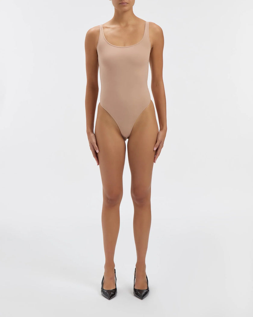 The Park Lisa Bodysuit in Beige