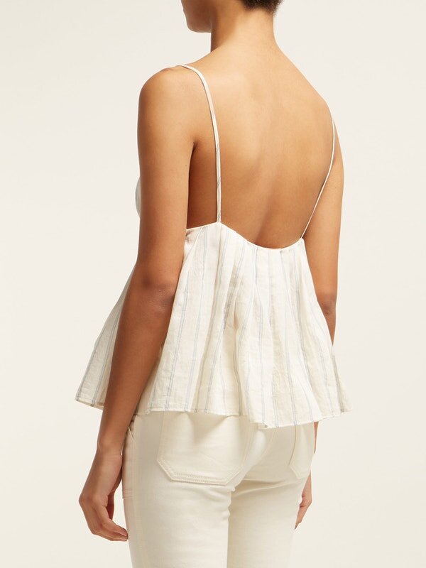 Brock Collection Ivory Ombrello Striped Camisole