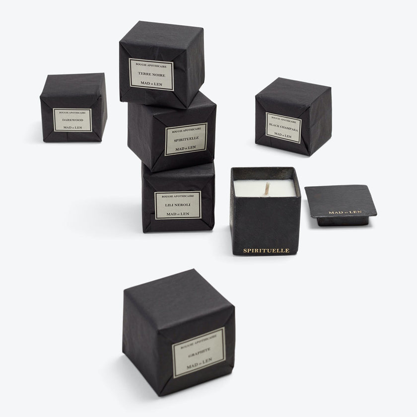 Mini Black Block Candle - Spirituelle