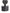 Black Champaka Lava Crystal Totem Demi-Lune Potpourri