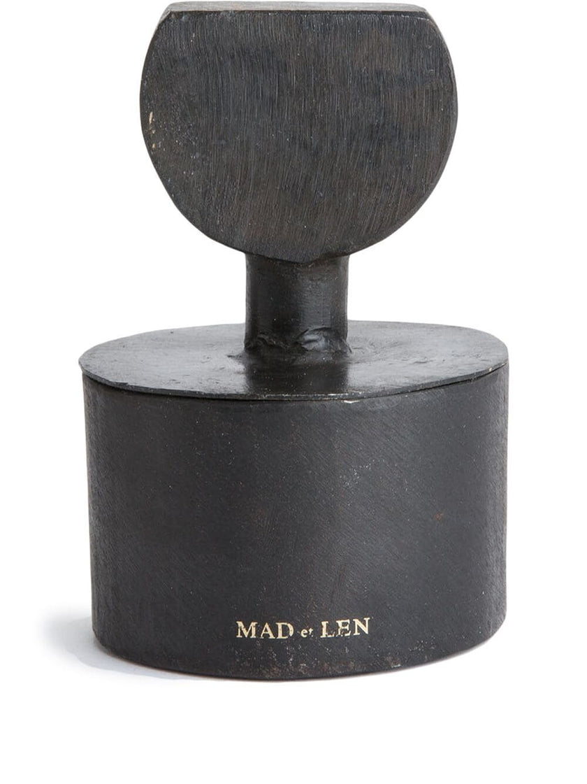 Black Champaka Lava Crystal Totem Demi-Lune Potpourri