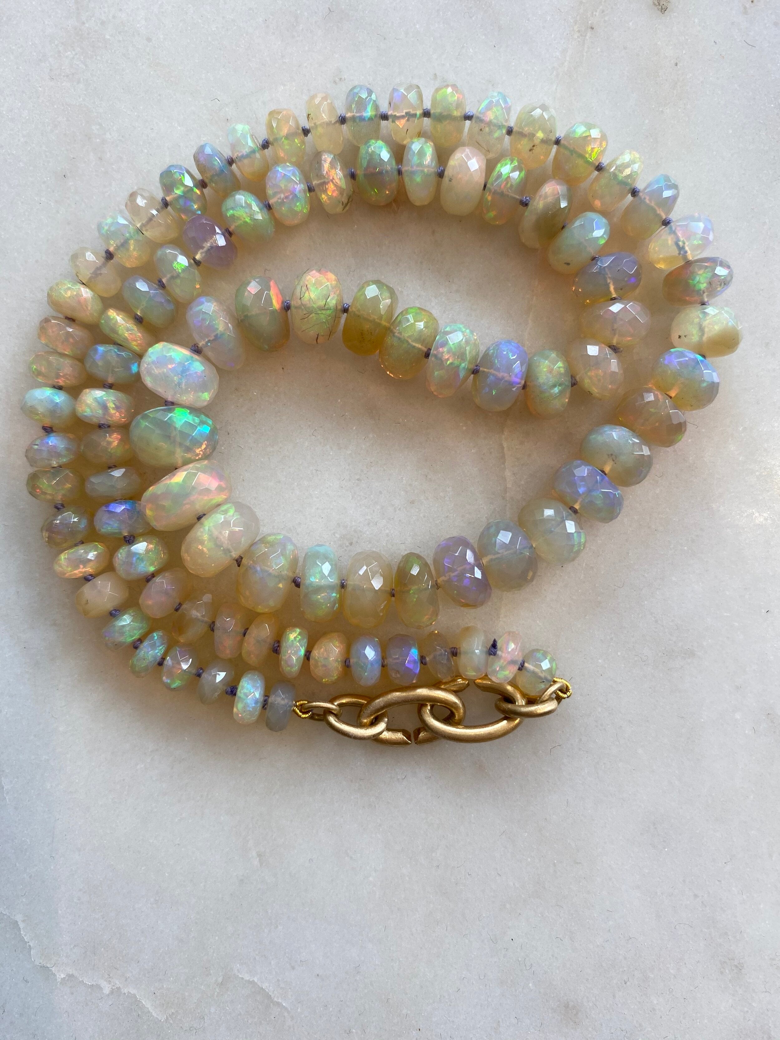 Ethiopian Opal Necklace
