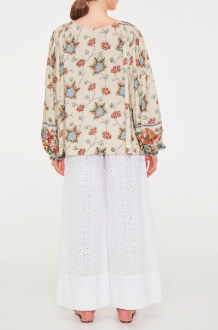 Vilshenko Amy Blouse Cream