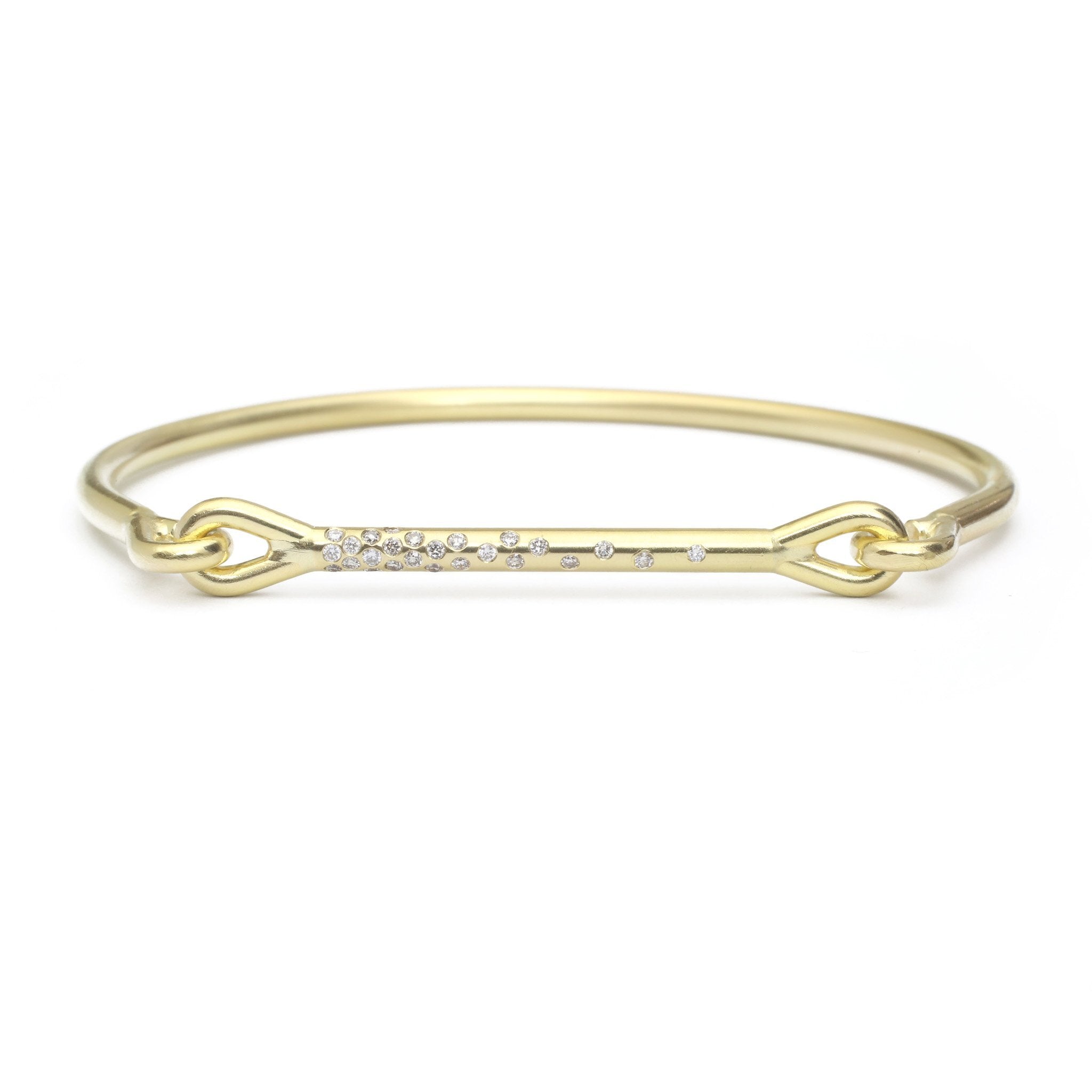 Needle Eye Cuff Scattered Diamonds