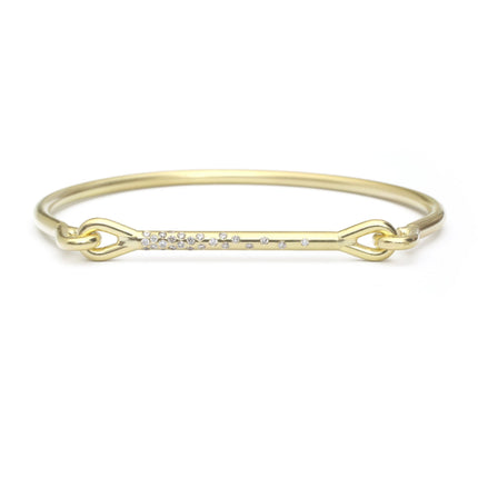 Needle Eye Cuff Scattered Diamonds
