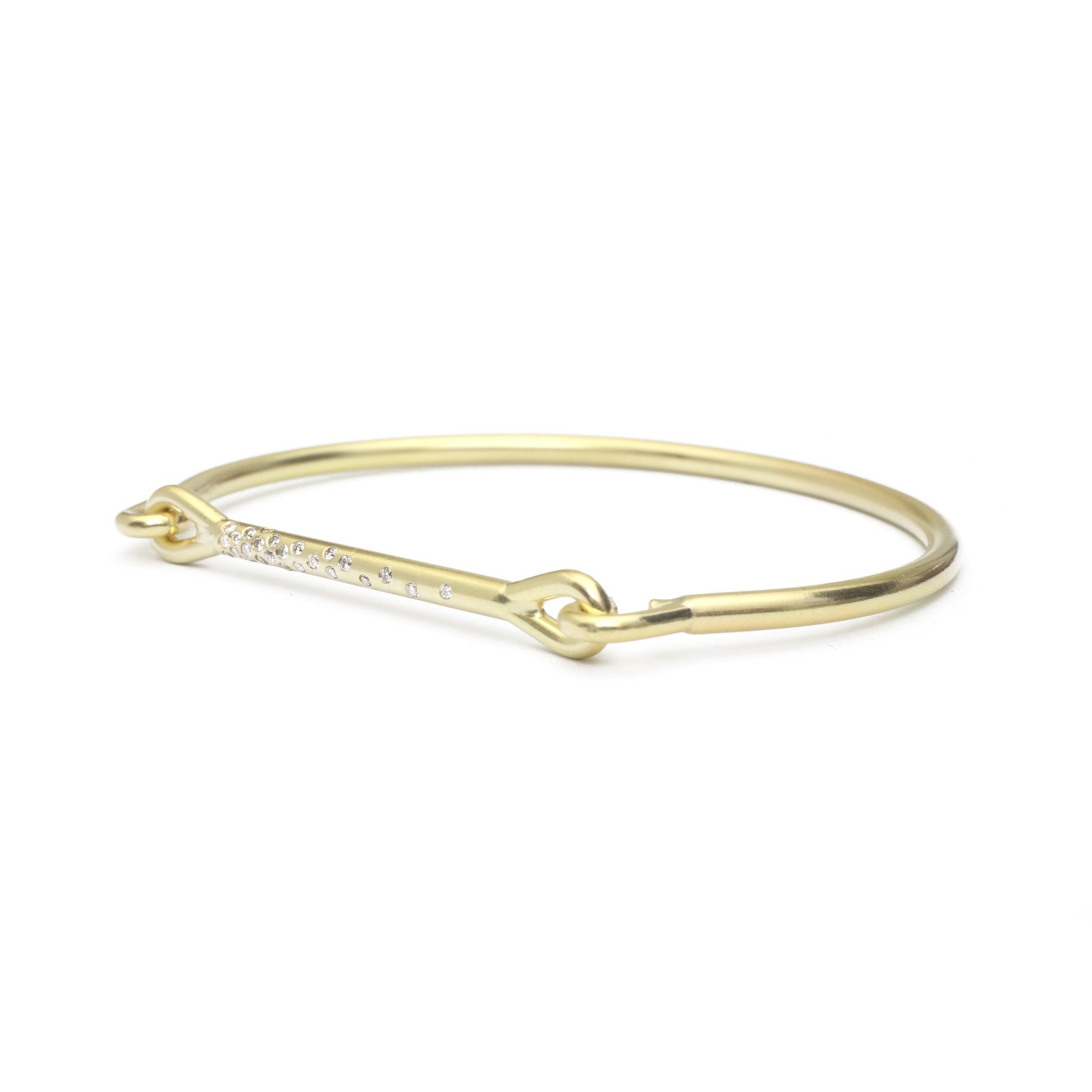 Needle Eye Cuff Scattered Diamonds