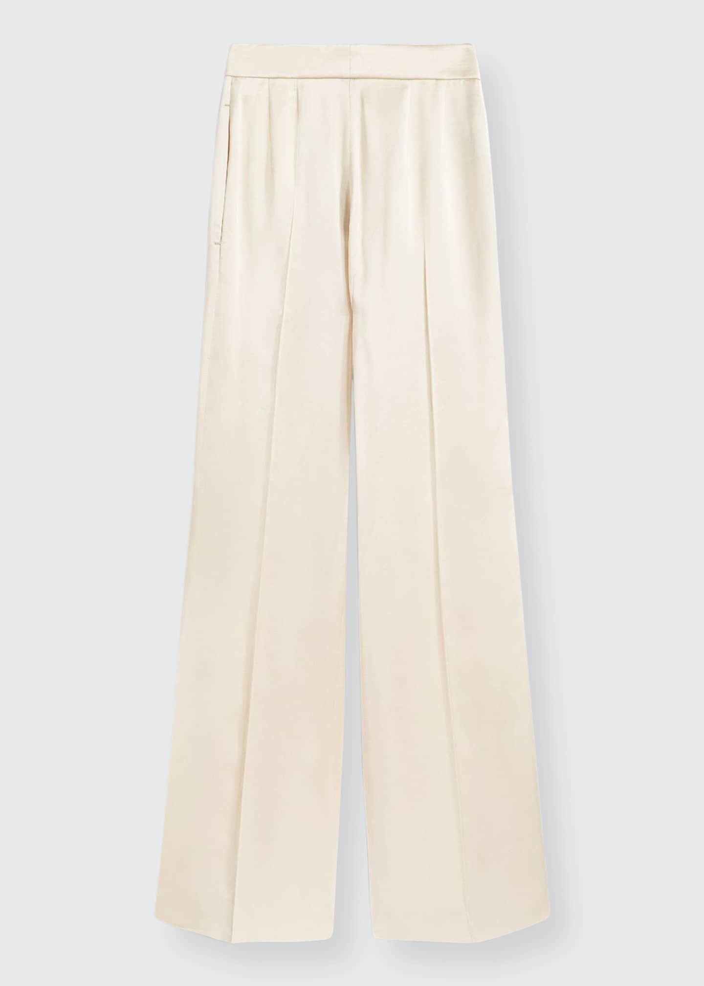 Brock Collection Satin Wide Leg Pants