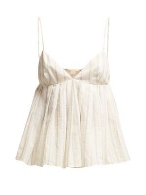 Brock Collection Ivory Ombrello Striped Camisole